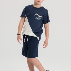 Conjunto Infantil Verão Masculino Recortes Mega Kids