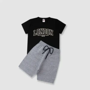 Conjunto Infantil Verão Masculino London - Preto